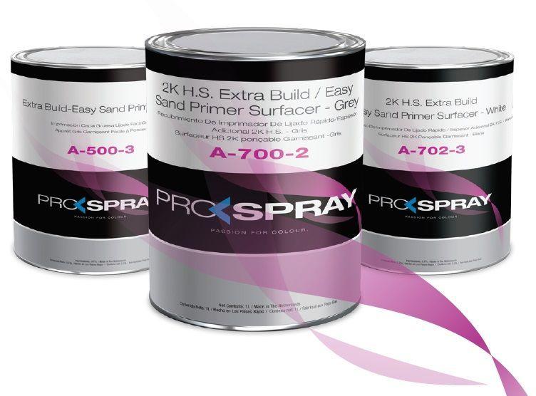 Prospray 2K H.S. Extra Build / Easy Sand Primer Surfacer - White PS/A-702